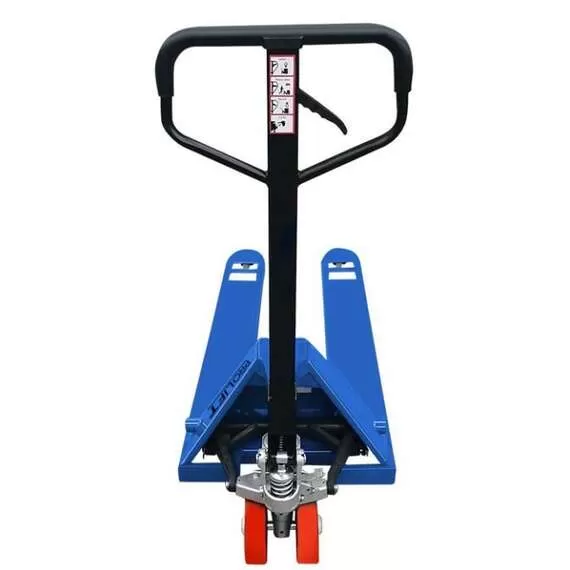 PROLIFT АС35 (B) 3500 кг Тележка гидравлическая (полиуретан, синяя) в Уфе, Грузоподъемность: 3.5 тонны (3500 кг), Материал покрытия колес: с полиуретановыми колесами, Цвет тележки: синий купить по выгодной цене 100kwatt.ru