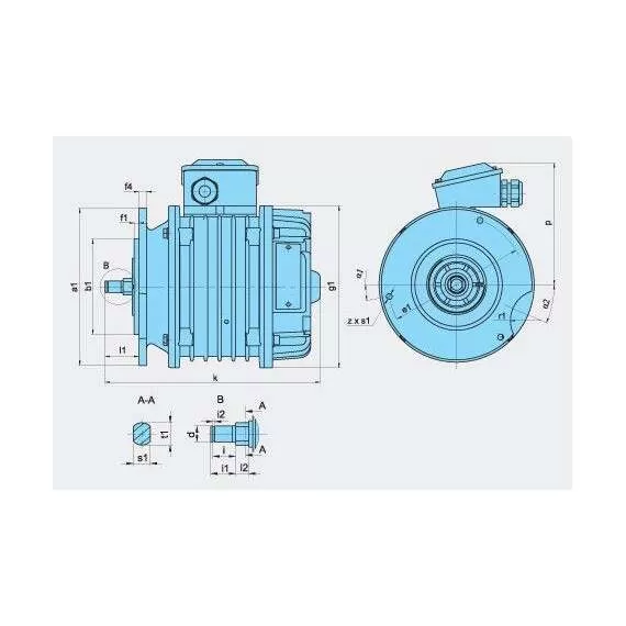 ККЕ 1407-12/6 Электродвигатель в Уфе купить по выгодной цене 100kwatt.ru