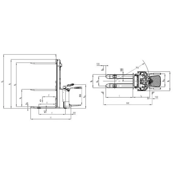 Noblelift PSE15-C DX29 1,5 т 2,9 м Штабелер самоходный с платформой оператора в Уфе, Грузоподъемность: 1.5 тонны (1500 кг), Высота подъема вил, м.: 2.9 м, Тип батареи: Кислотная, необслуживаемая купить по выгодной цене 100kwatt.ru