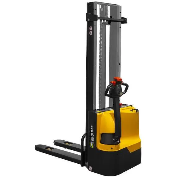 SMARTLIFT ES-15-15 1500 кг 4,2 м 125 Ач Штабелер электрический самоходный в Уфе, Грузоподъемность: 1.5 тонны (1500 кг), Высота подъема вил, м.: 4.2 м купить по выгодной цене 100kwatt.ru