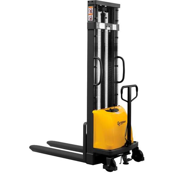 SMARTLIFT CDD15B-E 1,5 т 3 м Штабелёр с электроподъёмом в Уфе, Грузоподъемность: 1.5 тонны (1500 кг), Высота подъема вил, м.: 3 м, Тип батареи: Кислотная, обслуживаемая купить по выгодной цене 100kwatt.ru