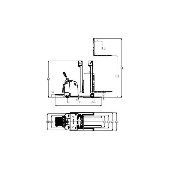 OXLIFT TFA20 5500 мм 2000 кг Ричтрак с площадкой для оператора и противовесом в Уфе, Грузоподъемность: 2 тонны (2000 кг), Высота подъема вил, м.: 5.5 м, Напряжение: 24 В, Тип батареи: Кислотная, обслуживаемая, Ёмкость АКБ : 210 Ач купить по выгодной цене 100kwatt.ru