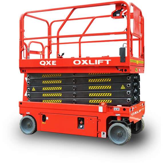 OXLIFT QXE 08230E 230 кг 6 м Ножничный самоходный подъемник в Уфе купить по выгодной цене 100kwatt.ru