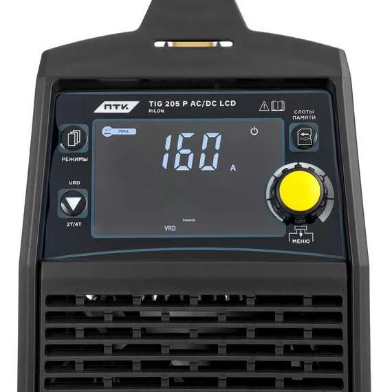 ПТК RILON TIG 205 P AC/DC LCD Аппарат аргонодуговой сварки переменным и постоянным током в Уфе купить по выгодной цене 100kwatt.ru