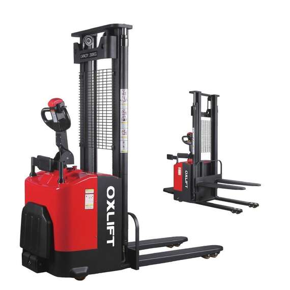 OXLIFT BX 1630H 1600 кг 3 м Самоходный штабелер с платформой для оператора с двумя гидроузлами в Уфе купить по выгодной цене 100kwatt.ru