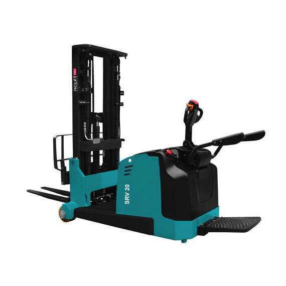 PROLIFT PRO SRV 2055 Самоходный штабелер с противовесом 2 т 5,5 м (с платформой) в Уфе, Грузоподъемность: 2 тонны (2000 кг), Высота подъема вил, м.: 5.5 м купить по выгодной цене 100kwatt.ru